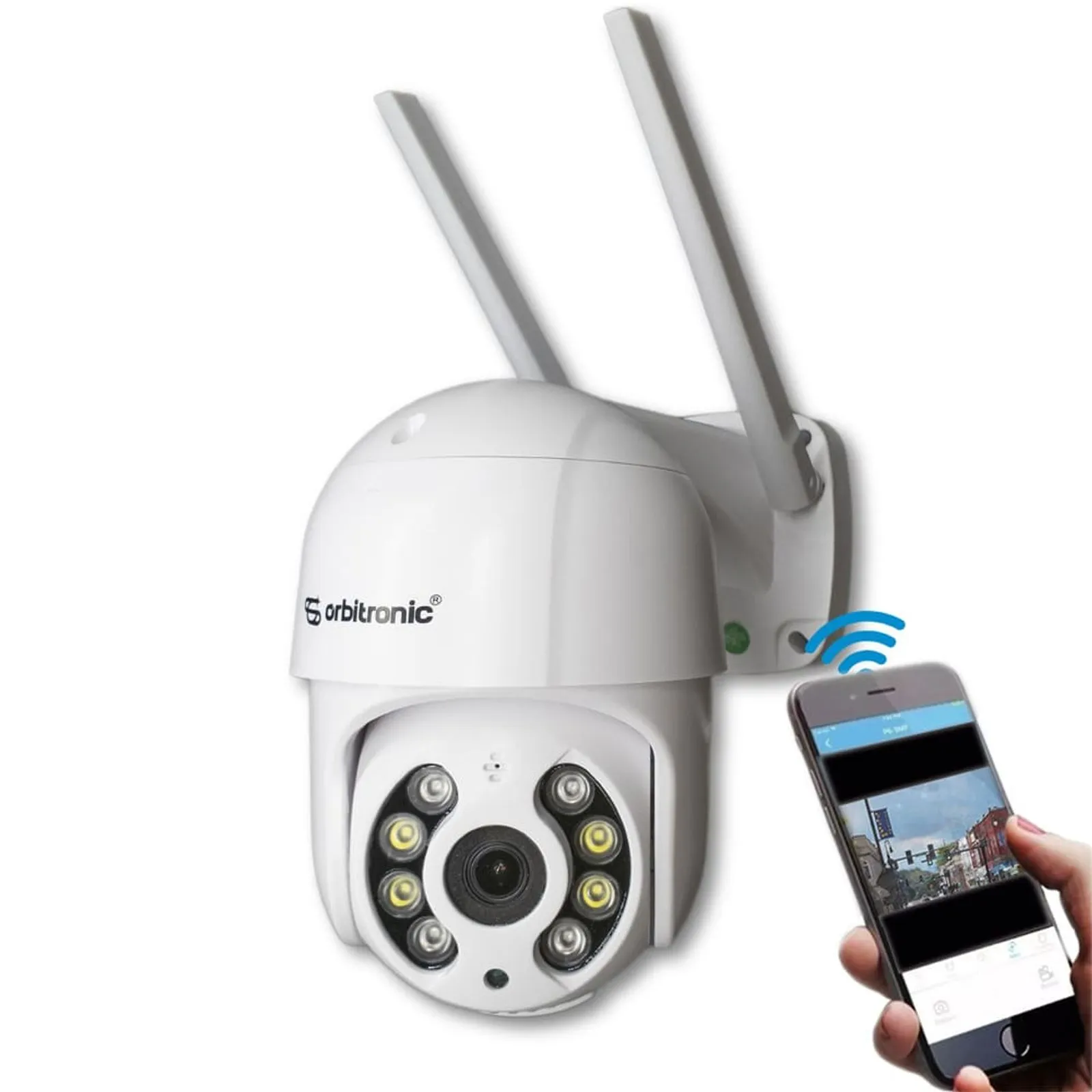 CÃ¢mera Wi-Fi Full HD 2MP ORB776 Externa VisÃ£o Noturna Orbitronic