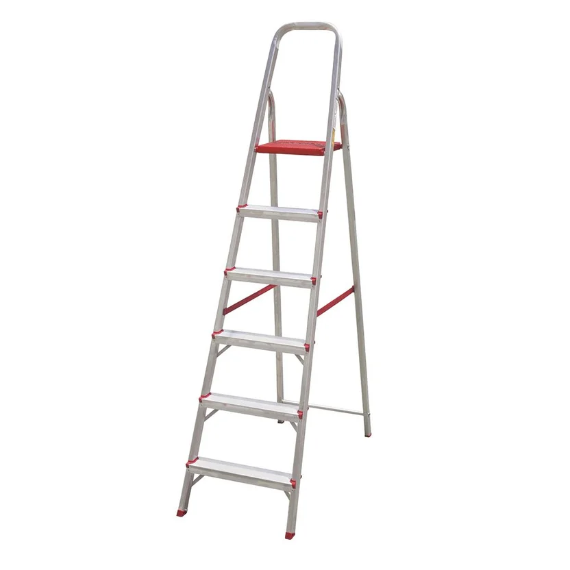 Escada Alumínio 6 Degraus Mor