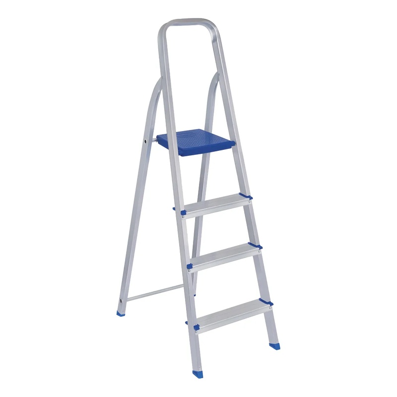 Escada Tesoura Alumínio 4 Degraus