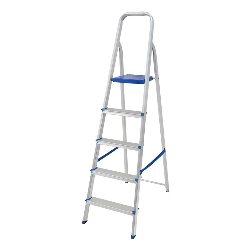 Escada Alumínio Plataforma 5 Degraus