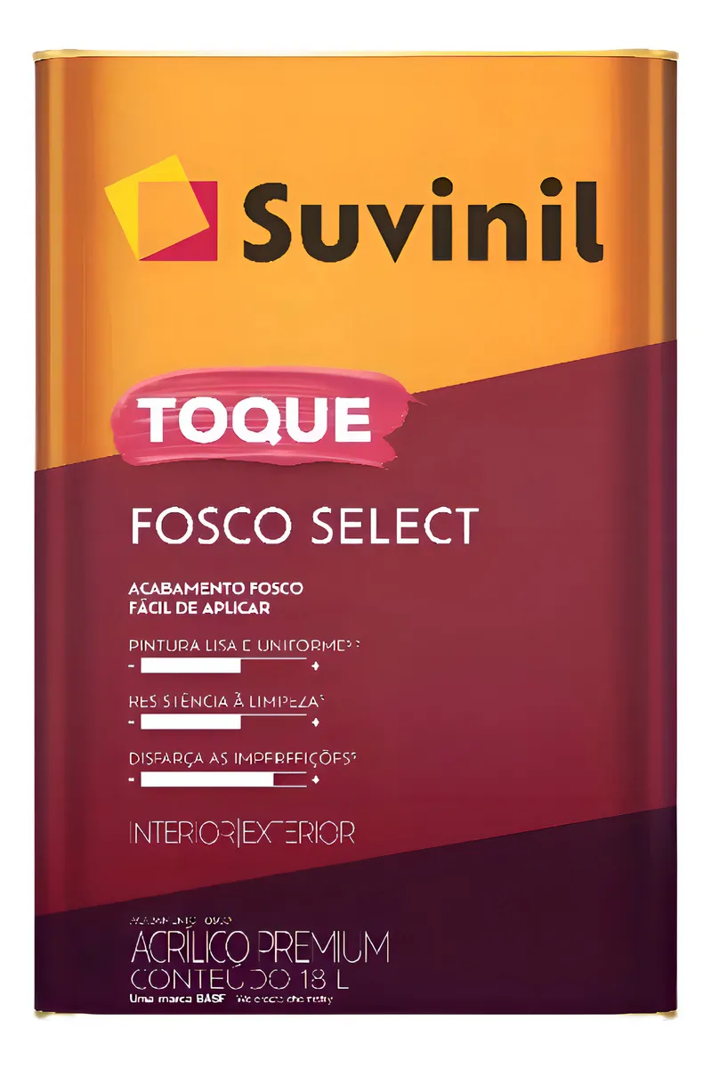 Tinta Acrílica Fosca Suvinil Branco Neve 18L