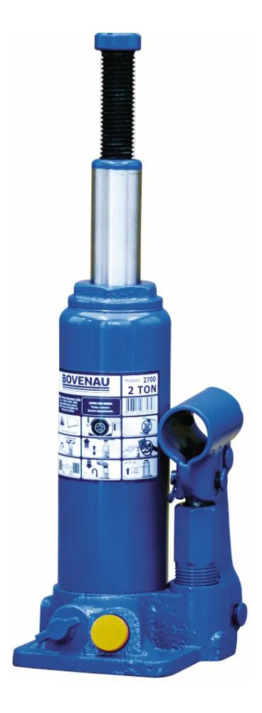 Macaco Hidráulico Tipo Garrafa 2 Toneladas Bovenau